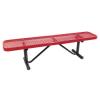 Standard Angle Iron Wide Player's Bench | Backless